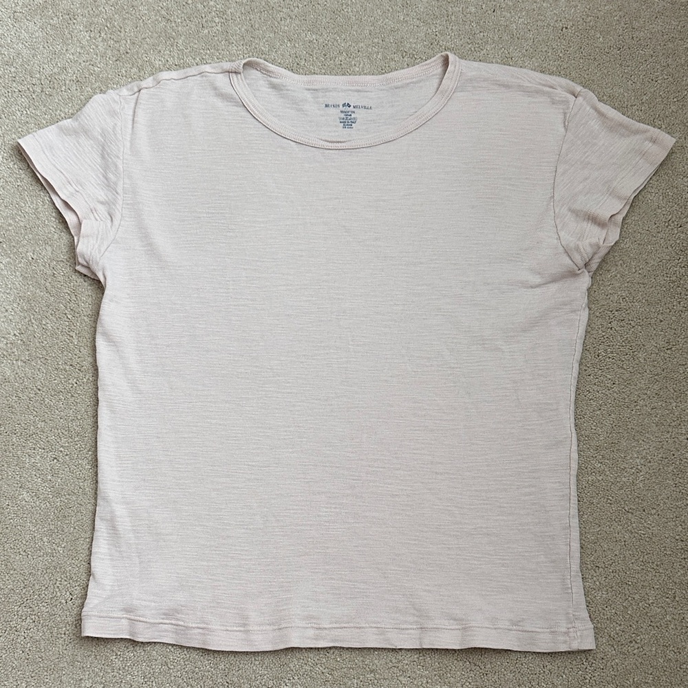 Brandy Melville Soft Pink Short Sleeve Tee